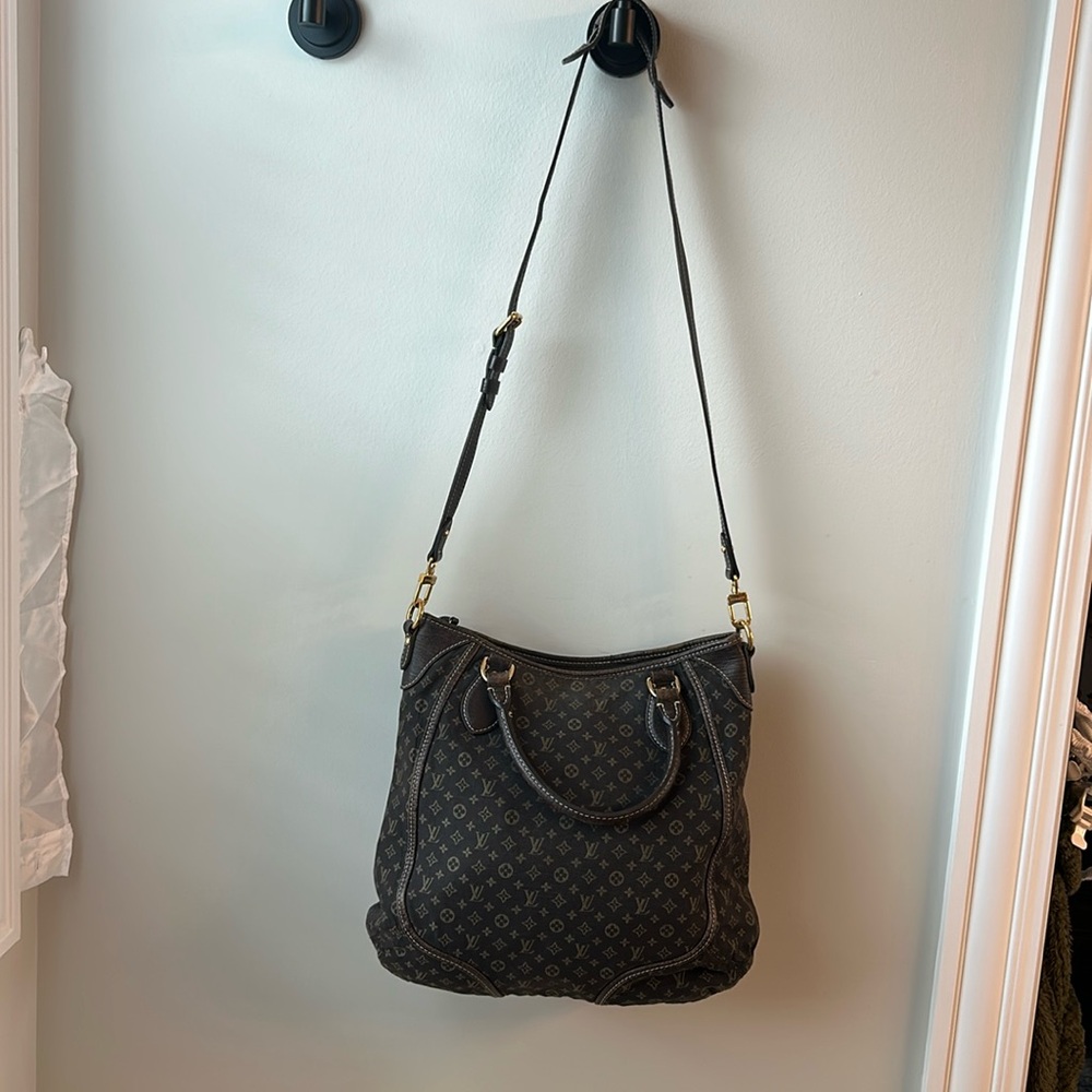 AUTHENTIC Louis Vuitton Brown Denim 2-way crossbody
